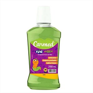 Enxaguante Bucal Carmed Fini Minhocas Azedinhas 250ml
