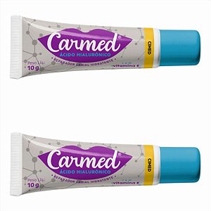 Reparador Labial Hidratante Carmed Ac Hialurônico Vit E c/2
