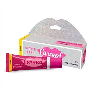 Carmed Glitter 3 Em 1 Hidratante Labial (boca,rosto,olhos)