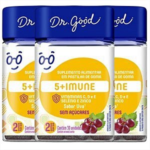 Vitamina C, D, E, Selênio E Zincoc/90 Gomas - Fini Dr Good