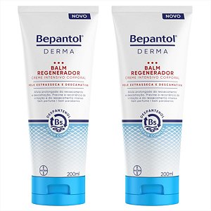 Creme Corporal Pele Seca Sensível Bepantol 200ml Kit C/2