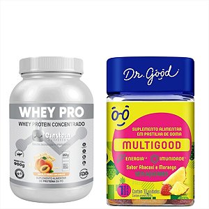 Multigood Fini c/30 e Whey Concentrado (22g de proteína)