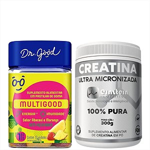 Complexo de Vitaminas Dr Good Fini c/30 e Creatina pura 300g