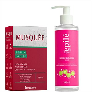 Rosa Mosqueta Kit Facial Serum Antissinais e Sabonete