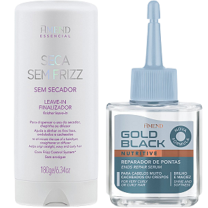 Kit Amend Leave-in Finalizador S/ Frizz/Reparador de Pontas