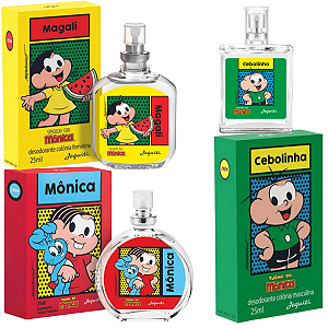 Colônia Turma da Mônica Jequiti Mônica, Magali e Cebolinha