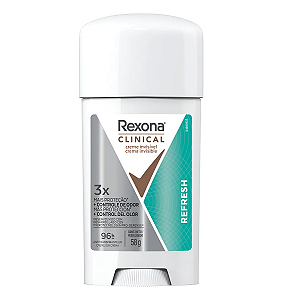 Rexona Clinical Antitranspirante Creme Refresh 58g