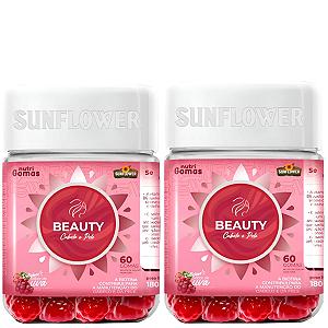 Vitamina para Cabelos Pele e Unhas Biotina Gummy Sunflower