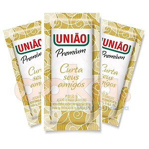 Açucar União premium caixa com 400 sachês de 5g