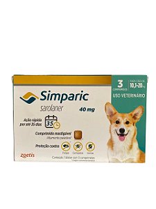Simparic 40 MG 10,1 A 20 KG