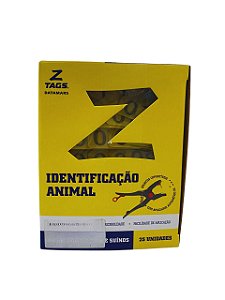 Brinco Z Tags Amarelo - F411 (1016)