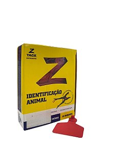Brinco Z Tags Vermelho Liso F411 (1797C)