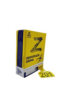 Brinco Z Tags Amarelo Liso F411 (1016)