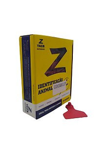 Brinco Z Tags Vermelho Liso F412 (1797C)