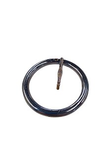 Argola nasal bovina inox rosca - 90 MM E