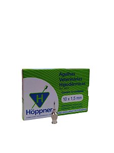 Agulha Vet. Hipodermica 10X15 Hoppner