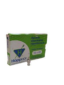 Agulha Vet. Hipodermica 10X8 Hoppner