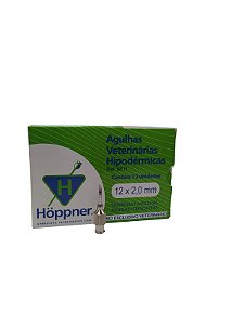 Agulha Vet. Hipodermica 12X20 Hoppner