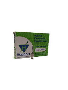 Agulha Vet. Hipodermica 15X10 Hoppner