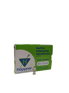 Agulha Vet. Hipodermica 20X10 Hoppner