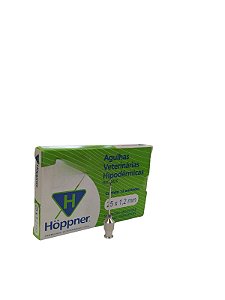 Agulha Vet. Hipodermica 25X1,2 Hoppner