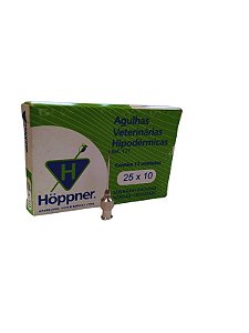 Agulha Vet. Hipodermica 25X10 Hoppner