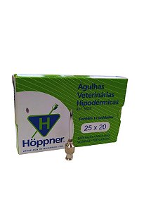 Agulha Vet. Hipodermica 25X20 Hoppner
