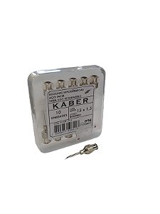 Agulha Hipodermica LL 15X1,5 Kaber