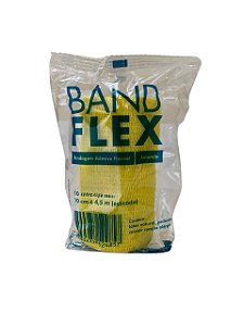 Bandagem Autoadesiva Flexivel Amarelo 4,5 M x 10 CM