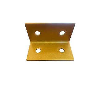 CANTONEIRA "L" DOURADA 90X50X3,00MM - FORSUL
