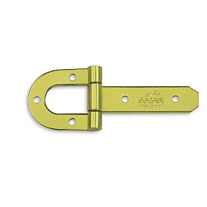 DOBRADIÇA FERRADURA HASTE CURTA DOURADA N.1 - 14CM - FORSUL