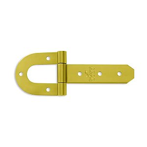 DOBRADIÇO FERRADURA HASTE CURTA DOURADA N.5 - 28CM - FORSUL