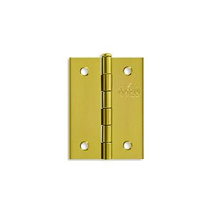 DOBRADIÇA DE PORTA 2 1/2" DOURADO - FORSUL