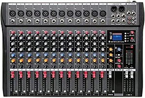 MESA DE SOM 12 CANAIS LELONG LE712 INTERFACE E BLUETOOTH