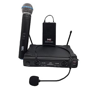 MICROFONE SEM FIO DUPLO MÃO / HEADSET JWL 585MH