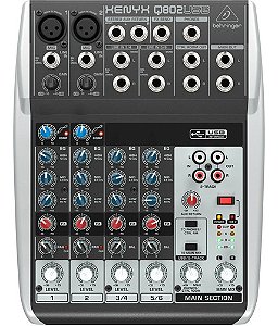 MESA DE SOM BEHRINGER XENYX Q802USB