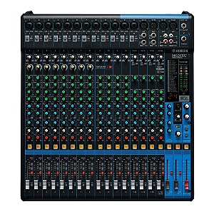 Mesa de Som Yamaha MG20XU Analógica 20 Canais Bivolt Preta