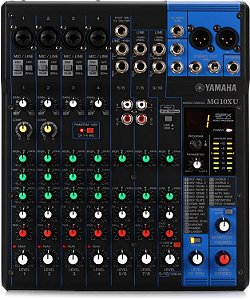 Mesa de Som Yamaha MG10XU 110V Preta
