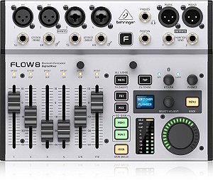 Mesa Digital BEHRINGER de 8 Canais Com Interface de Áudio FLOW 8