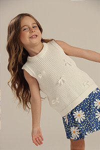 Colete Tricot Laços