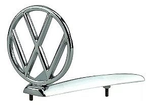 Emblema Mira Capo Fusca Metal Cromado Parafusado