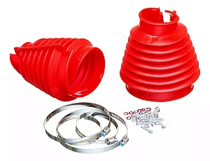 Coifa Silicone Fusca Kombi Vermelha (PAR)