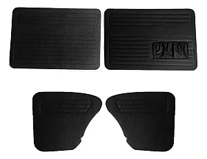 Revestimento/Forro Porta VW Diant/Tras VW Até >78  Preto C/B