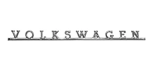 Emblema Volkswagen Tampa Traseira Kombi Alemã Cromado