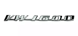 Emblema Vw 1600 Capô Traseiro Variant Premium