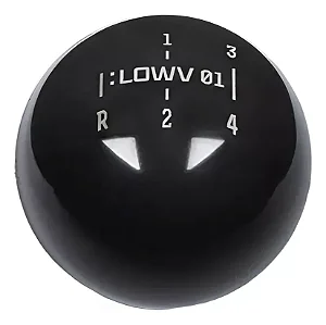 Manopla Lowv 54MM 4 Marchas Preta