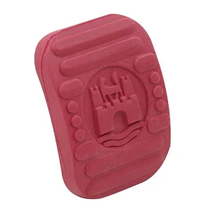 Capas Pedal Premium Logo Wolfsburg Vermelho Fusca >78