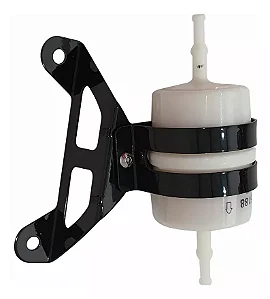 Suporte Filtro Combustivel VW Fusca Kombi Brasilia Variant - Filtro Grande