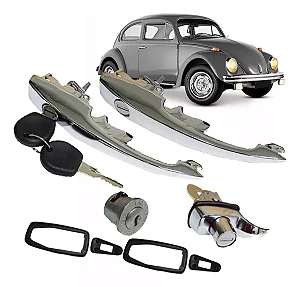 Kit Maçanetas Externas Portas - Maç. Ext Tampa Motor - Cilindro Ignição78>