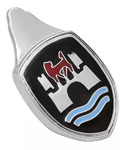 Emblema Brasão Capô Fusca Wolfsburg Raposa Mexicano Preto